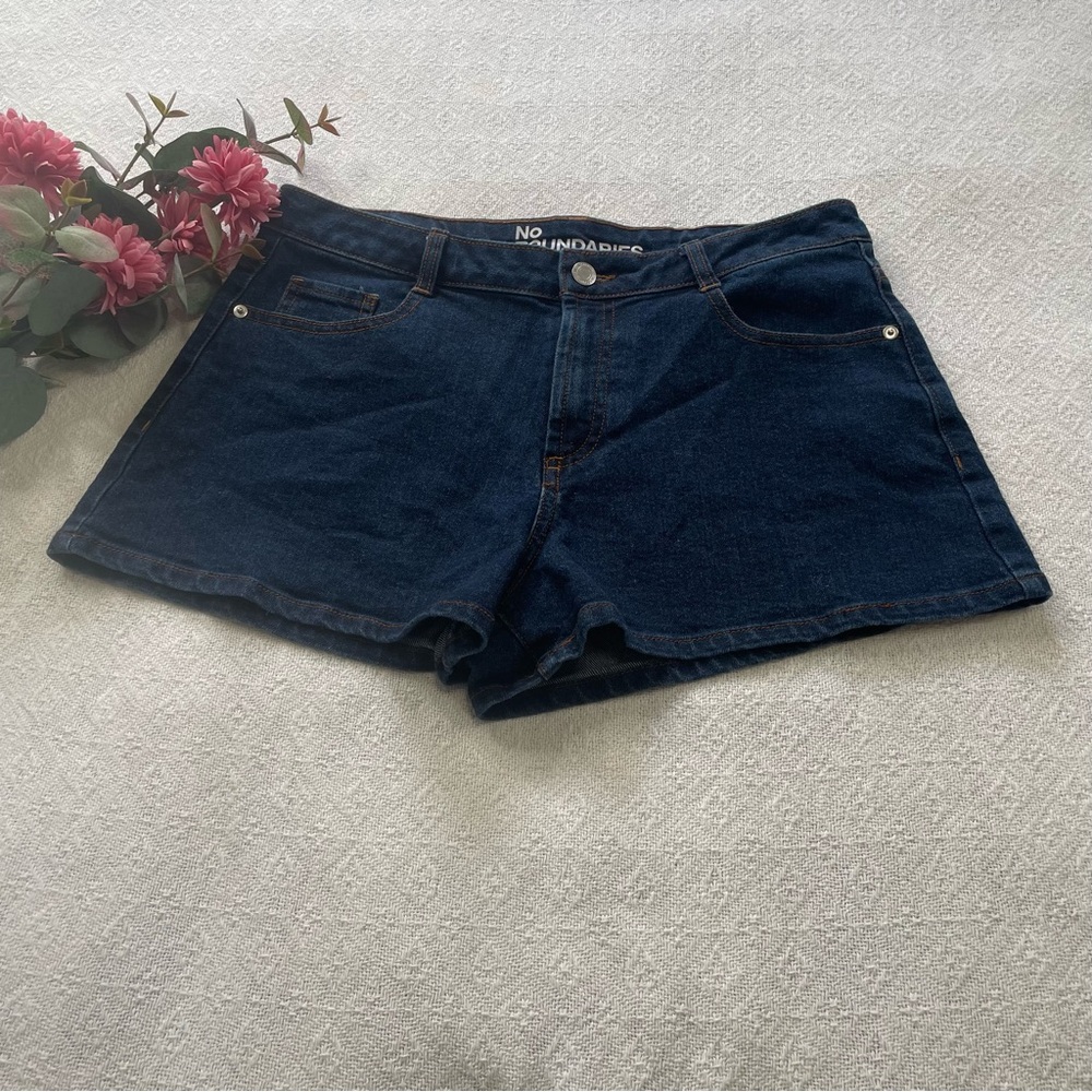 No Boundaries‎ Dark Blue Denim Jean Shorts~ Size 10~ Summertime